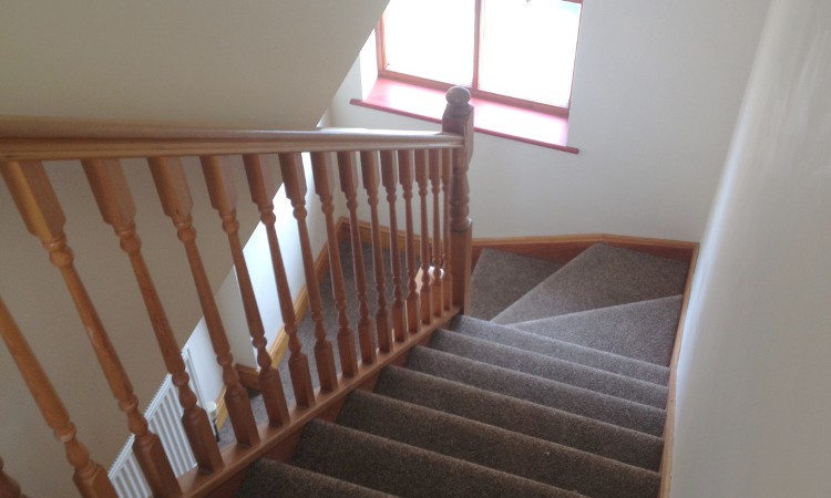 Stairs to the top floor